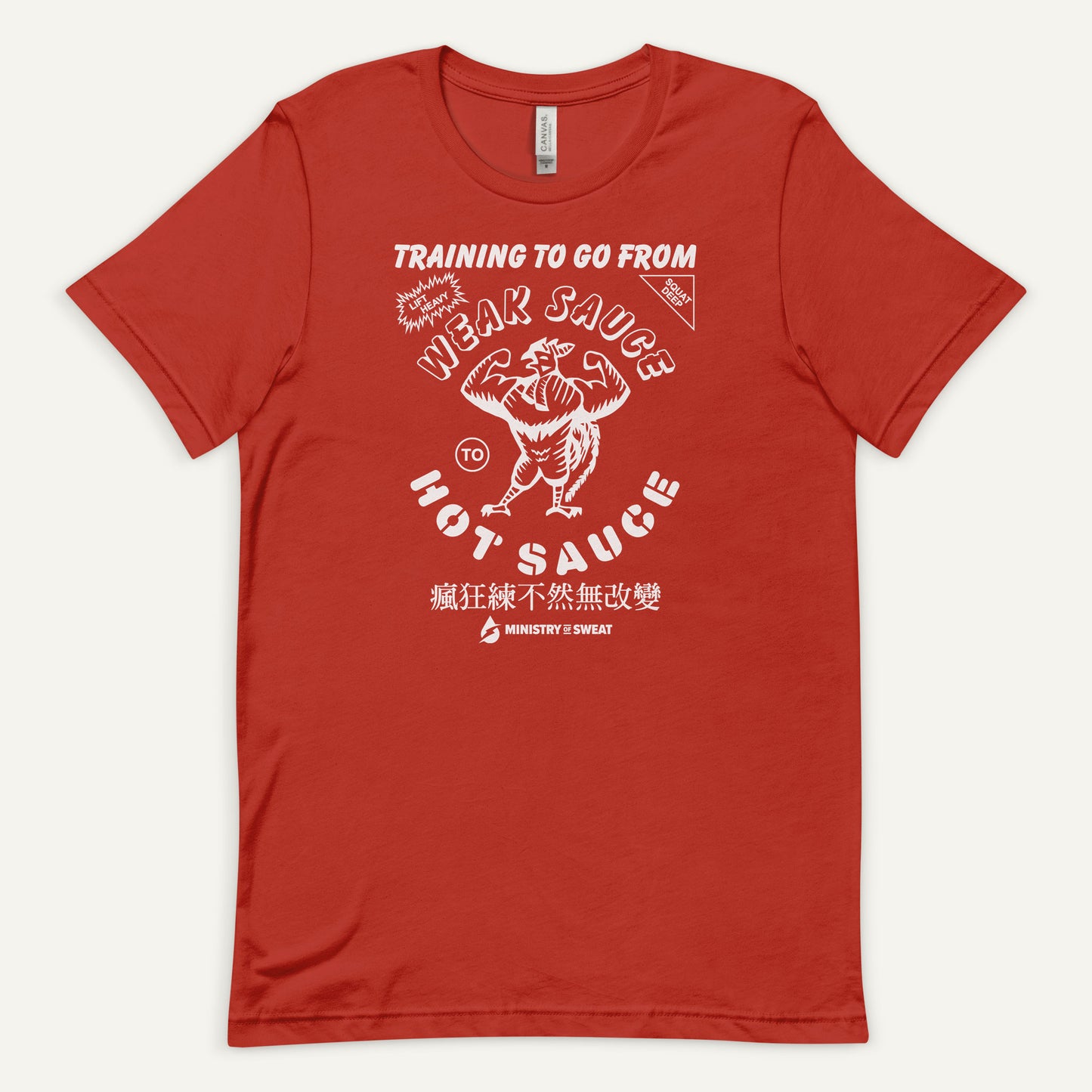 Training To Go From Weak Sauce To Hot Sauce Men's Standard T-Shirt