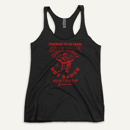 Training To Go From Weak Sauce To Hot Sauce Women's Tank Top