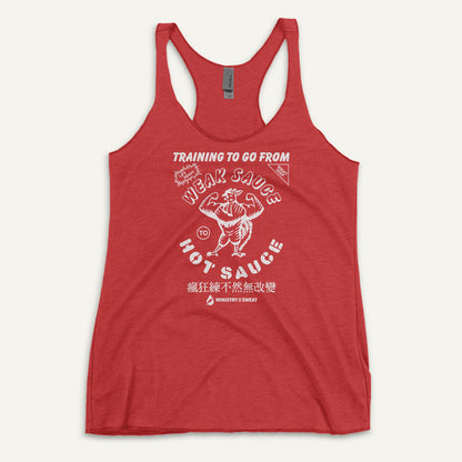 Training To Go From Weak Sauce To Hot Sauce Women's Tank Top