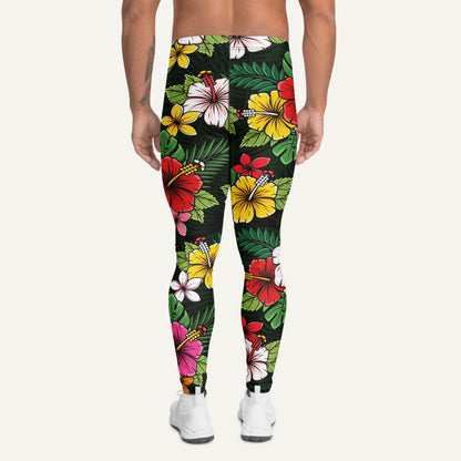 Tropical Florals Men's Leggings