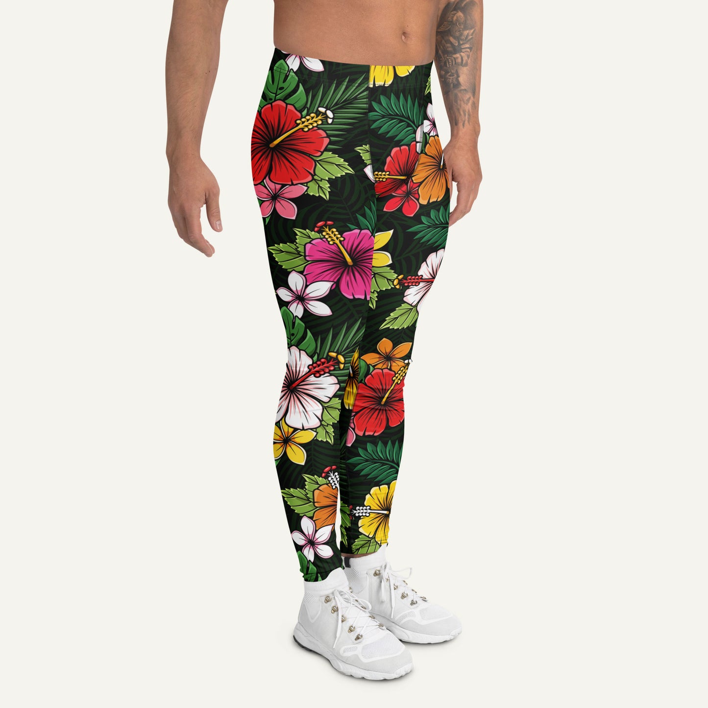 Tropical Florals Men's Leggings