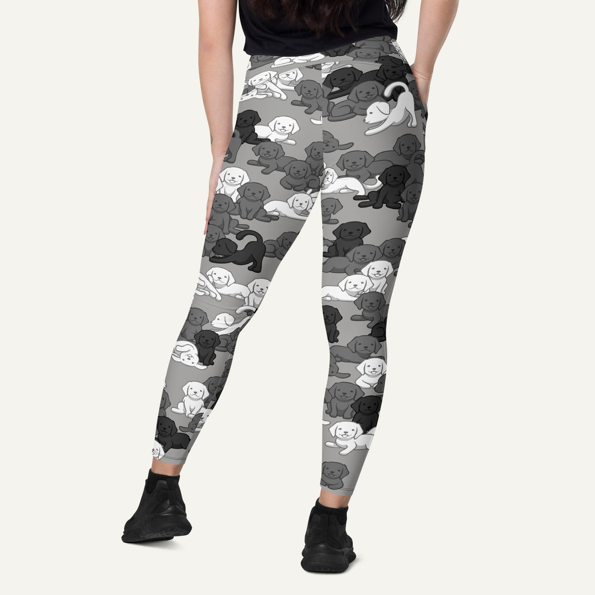 Urban Camo Pups Pocket Leggings