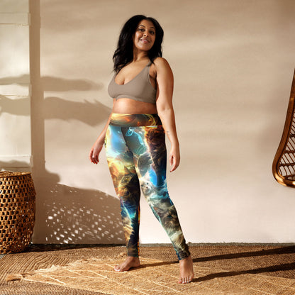 Vapor Cats High-Waisted Leggings