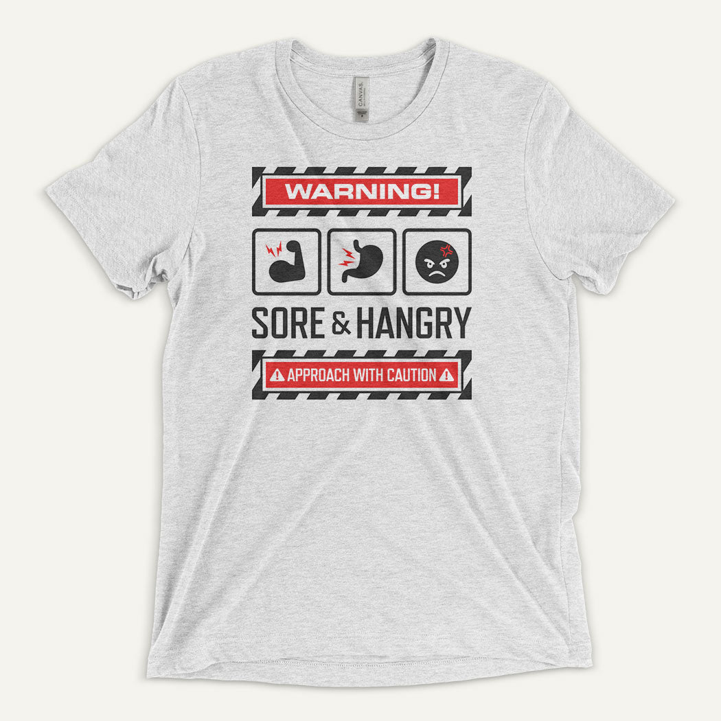 Warning Sore And Hangry Men’s Triblend T-Shirt