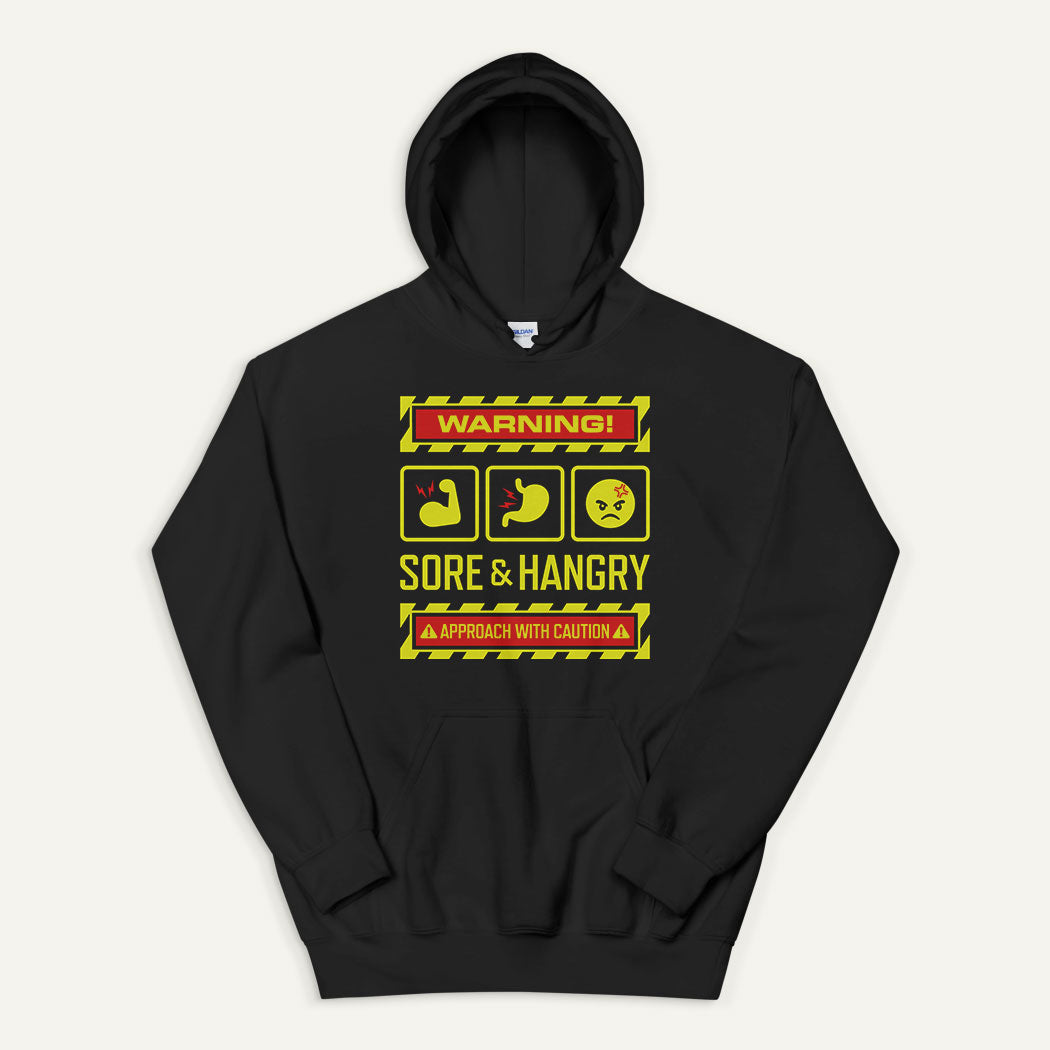 Warning Sore And Hangry Pullover Hoodie