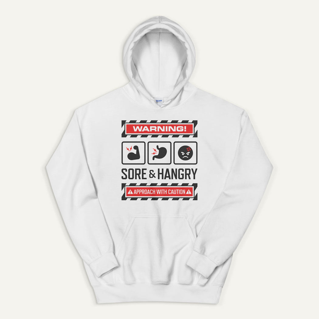 Warning Sore And Hangry Pullover Hoodie