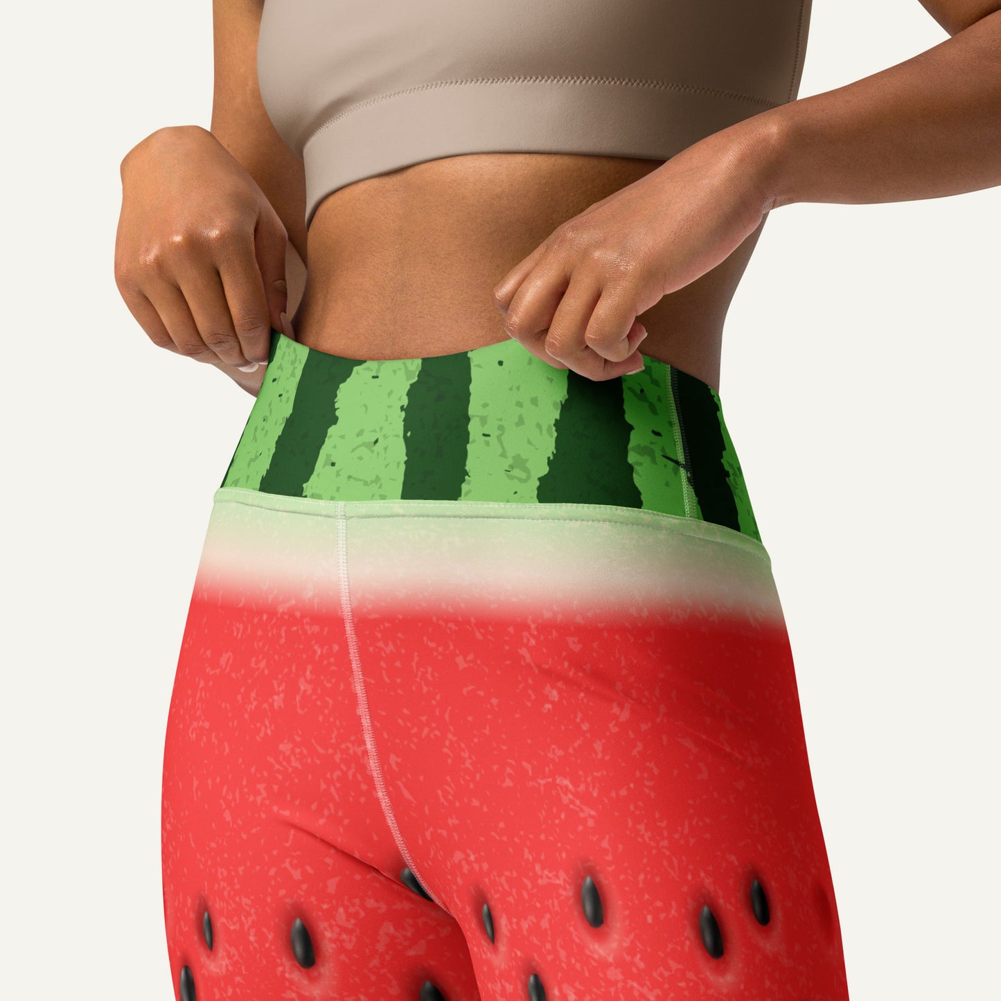 Watermelon High-Waisted Leggings