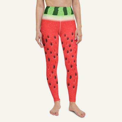 Watermelon High-Waisted Leggings