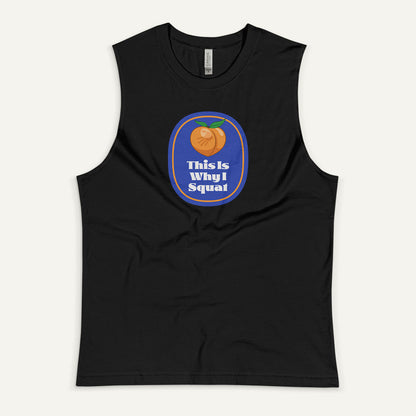 This Is Why I Squat Peach Men’s Muscle Tank