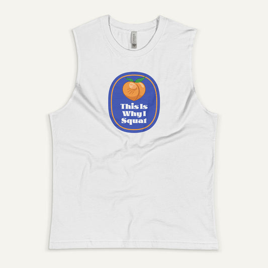 This Is Why I Squat Peach Men’s Muscle Tank