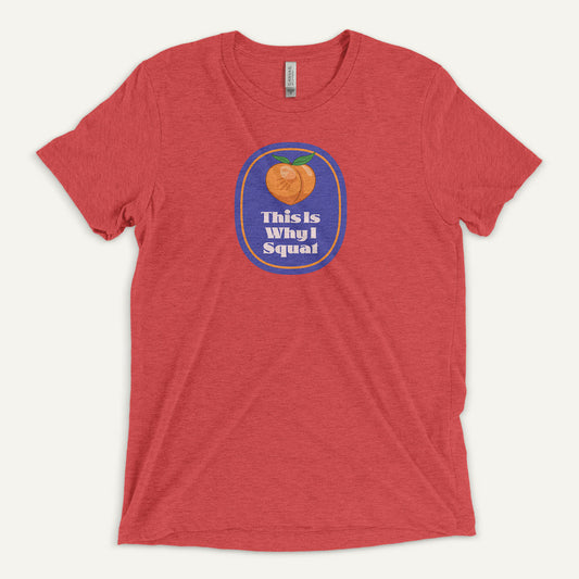 This Is Why I Squat Peach Men’s Triblend T-Shirt