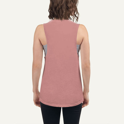 This Is Why I Squat Peach Women’s Muscle Tank