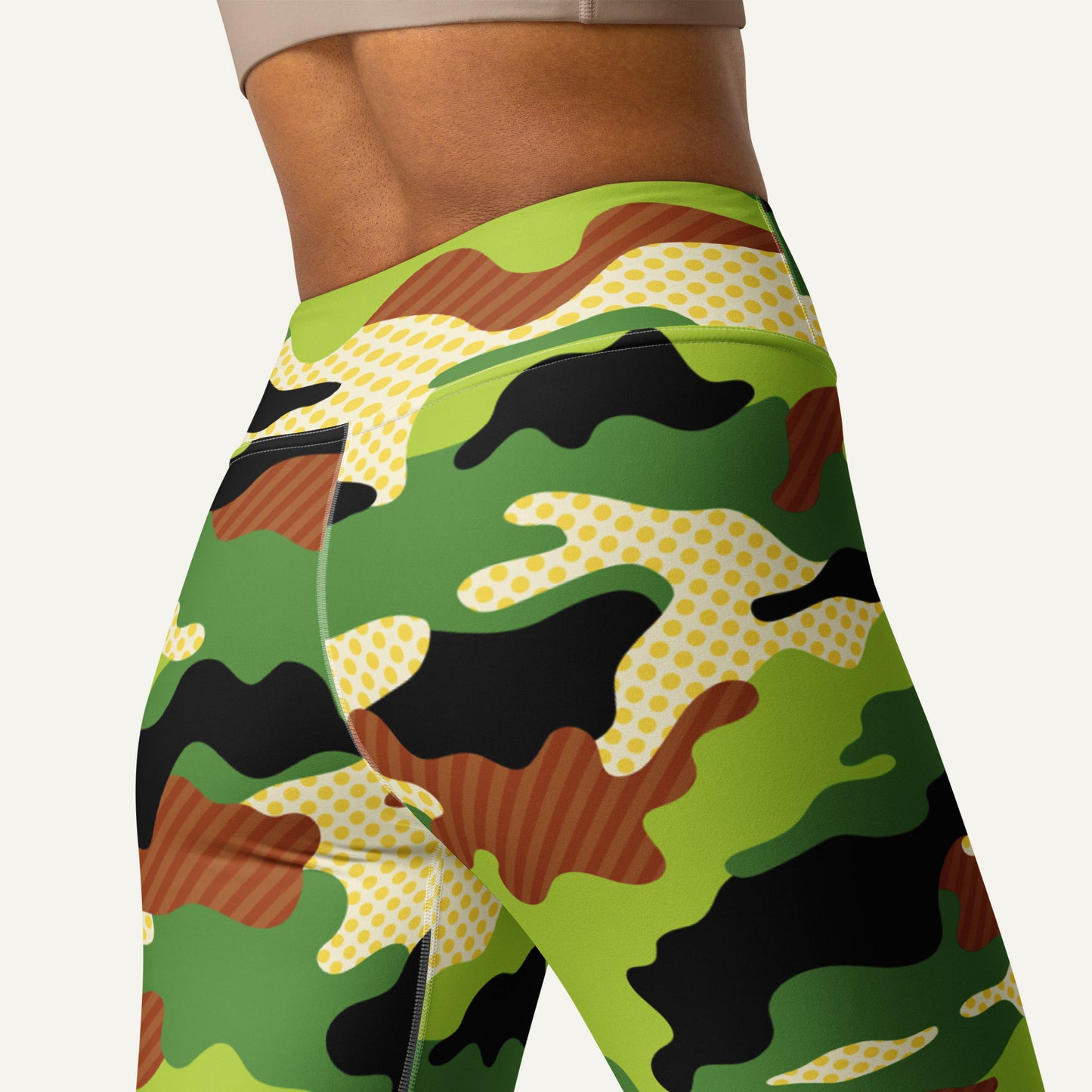 Woodland Pop Camo High-Waisted Leggings