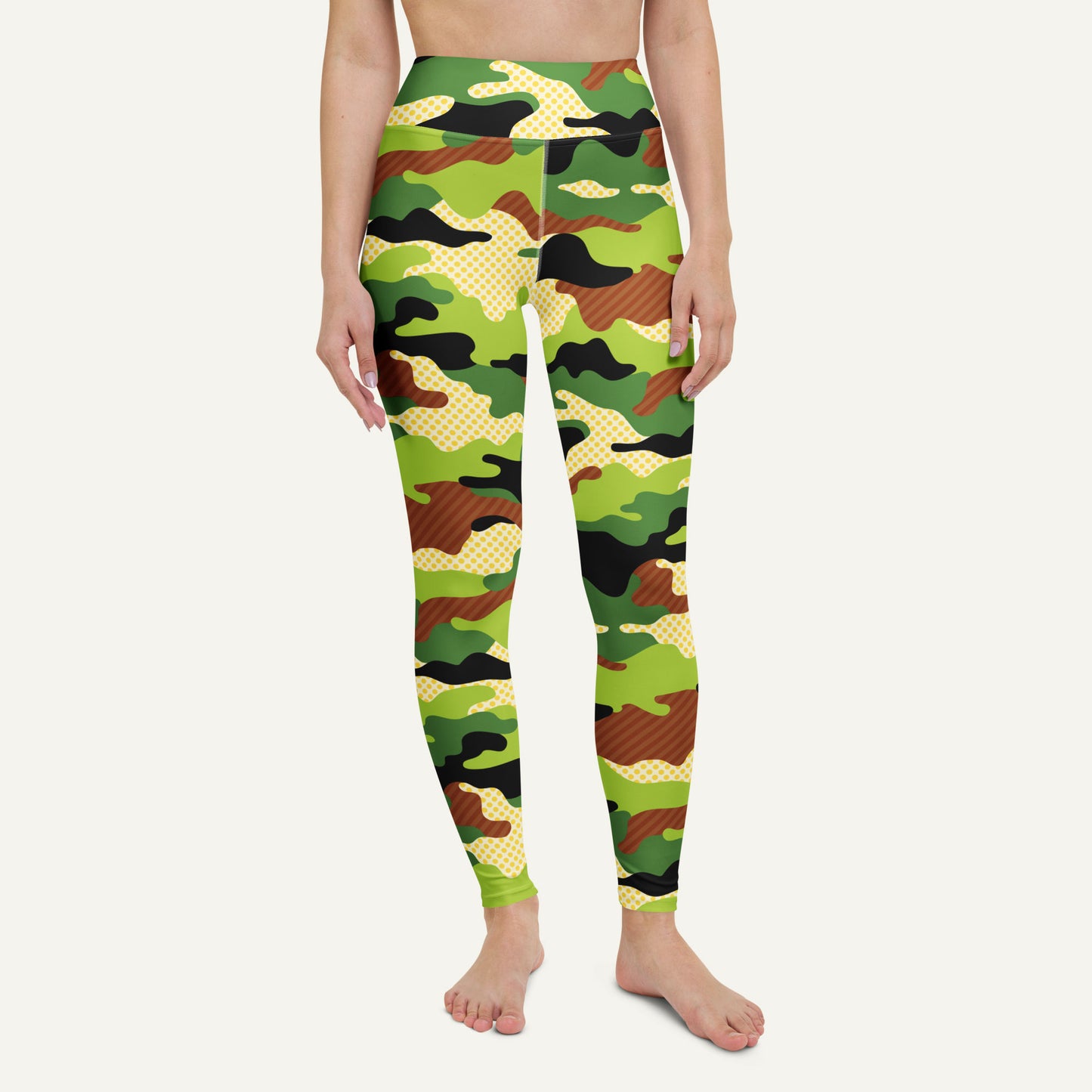 Woodland Pop Camo High-Waisted Leggings