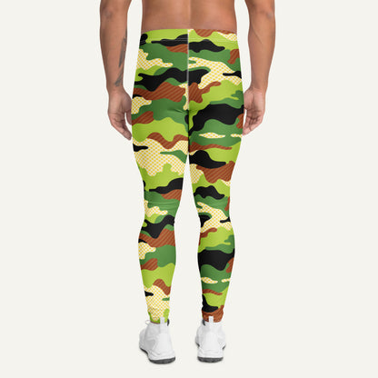 Woodland Pop Camo Men’s Leggings