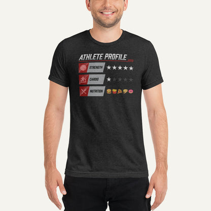 Workout Athlete Profile Men’s Triblend T-Shirt