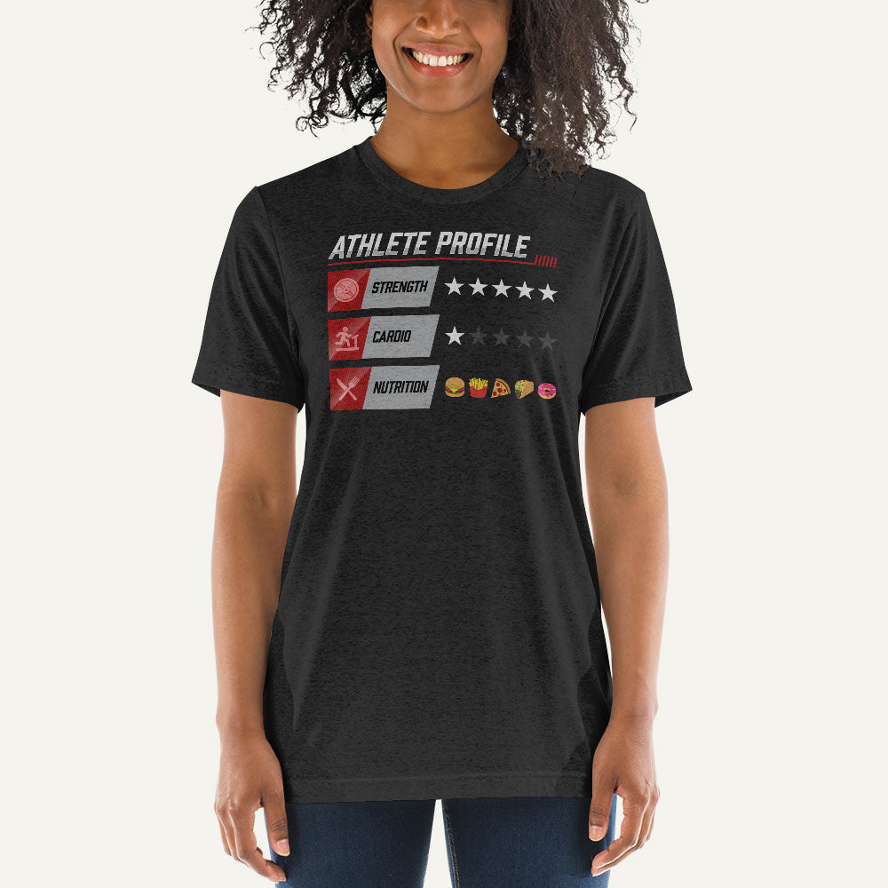 Workout Athlete Profile Men’s Triblend T-Shirt