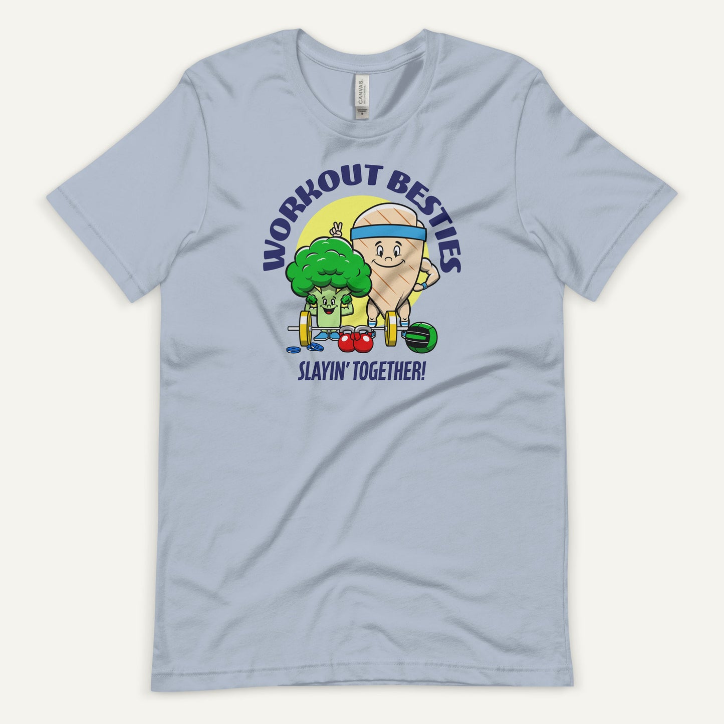 Workout Besties Chicken Breast And Broccoli Men’s Standard T-Shirt