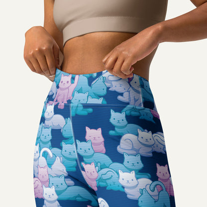 Y2K Camo Cats High-Waisted Leggings