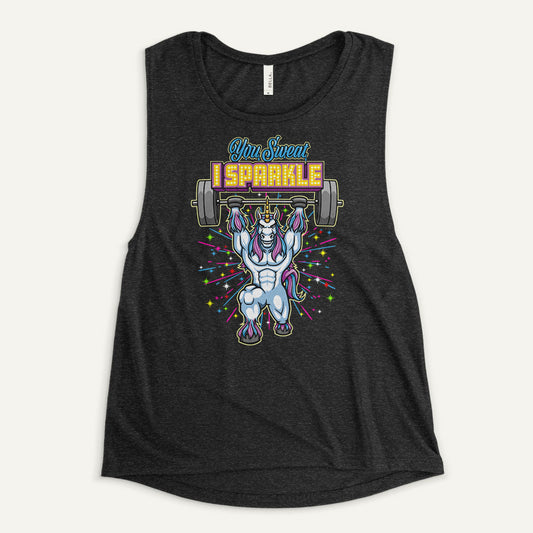 You Sweat I Sparkle Women’s Muscle Tank