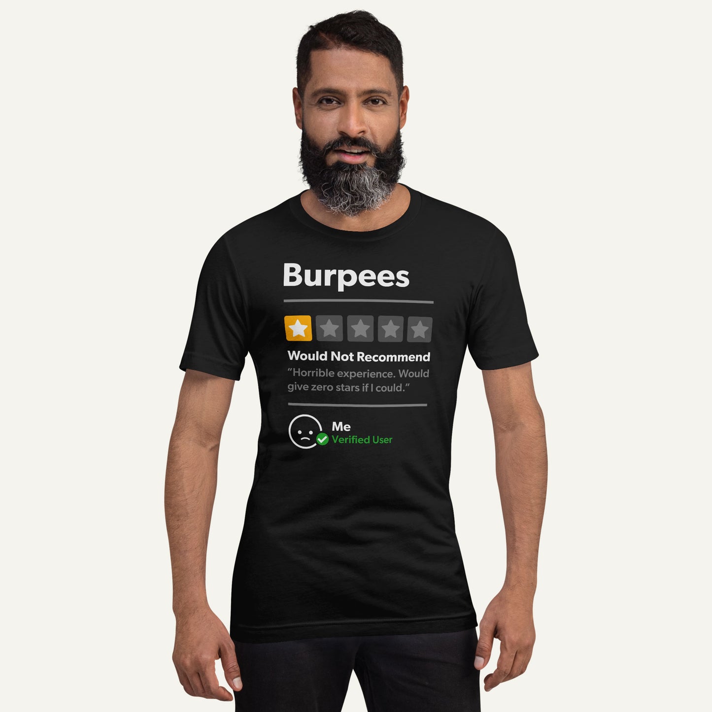 Burpees 1 Star Would Not Recommend Men's Standard T-Shirt