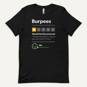 Burpees 1 Star Would Not Recommend Men's Standard T-Shirt