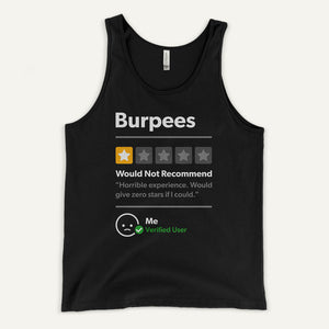 Burpees 1 Star Would Not Recommend Men's Tank Top