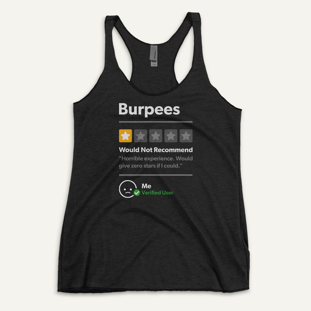 Burpees 1 Star Would Not Recommend Women's Tank Top