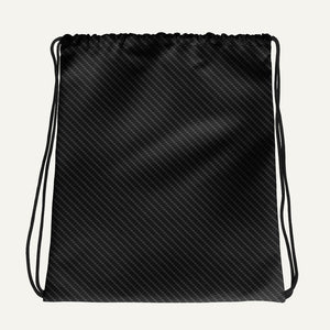 Carbon Fiber Texture Drawstring Bag