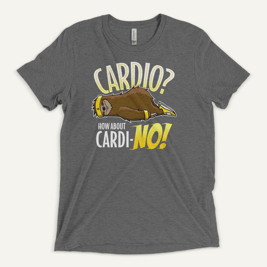 Cardio? How About Cardi-NO! Men's Triblend T-Shirt