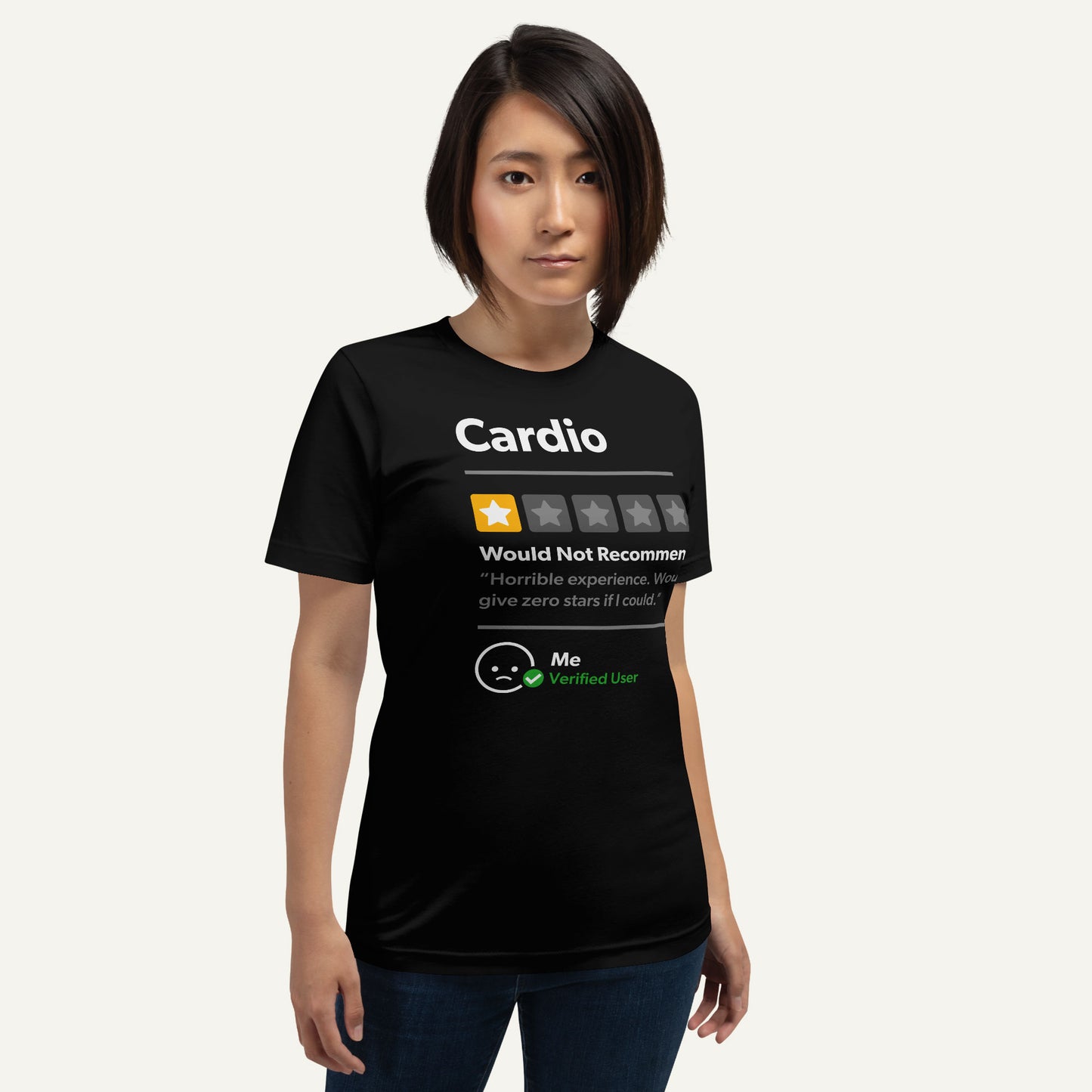Cardio 1 Star Would Not Recommend Men's Standard T-Shirt