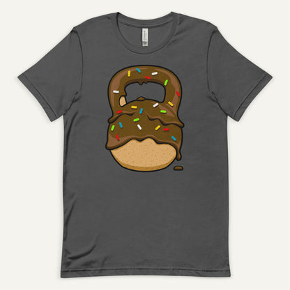 Chocolate-Glazed Donut With Sprinkles Kettlebell Design Men’s Standard T-Shirt