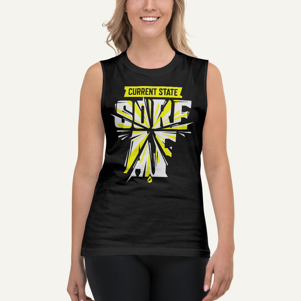 Current State: Sore AF Men's Muscle Tank