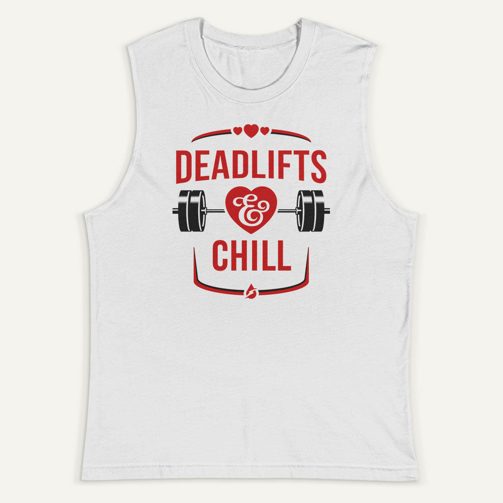 Deadlifts And Chill Men's Muscle Tank