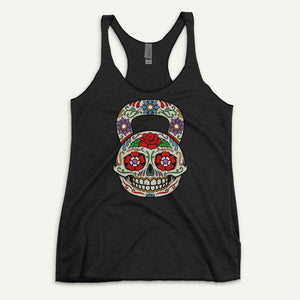 Dia De Los Muertos Kettlebell Design Women’s Tank Top