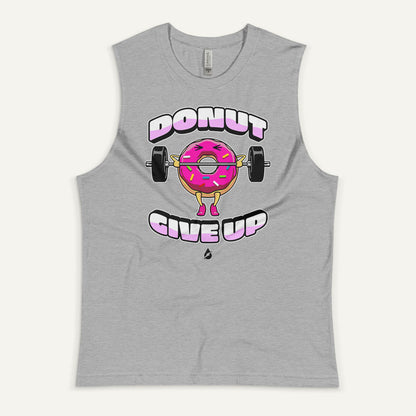 Donut Give Up Men's Muscle Tank