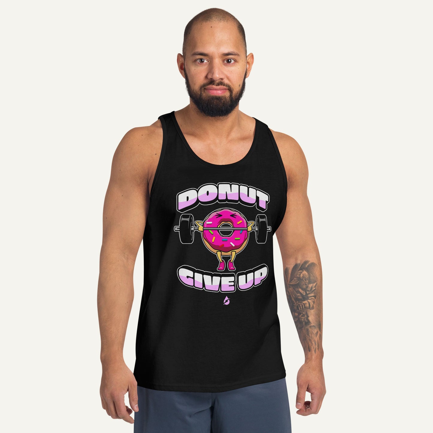 Donut Give Up Men's Tank Top