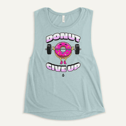 Donut Give Up Women's Muscle Tank