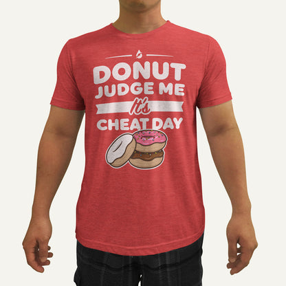 Donut Judge Me It's Cheat Day Men's T-Shirt
