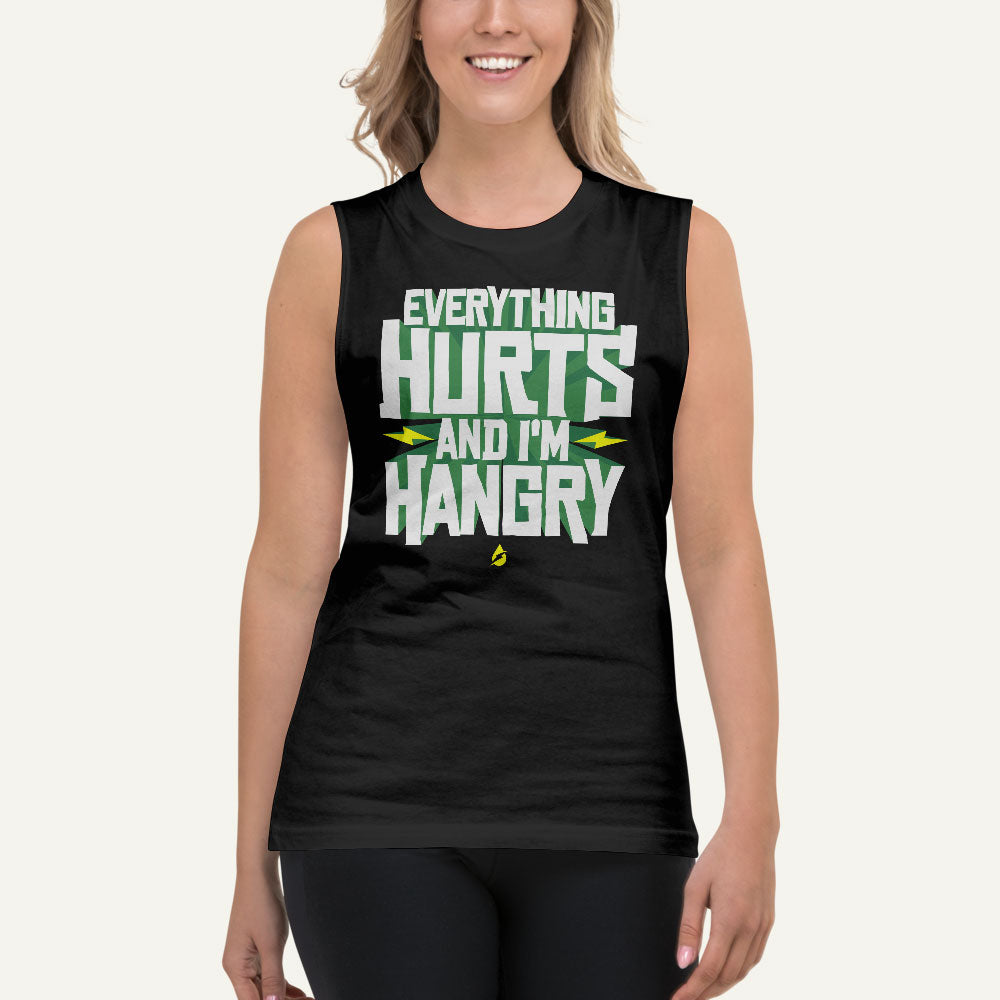 Everything Hurts And I'm Hangry Men's Muscle Tank
