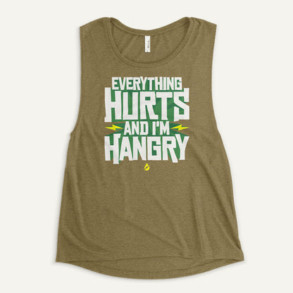 Everything Hurts And I'm Hangry Women's Muscle Tank