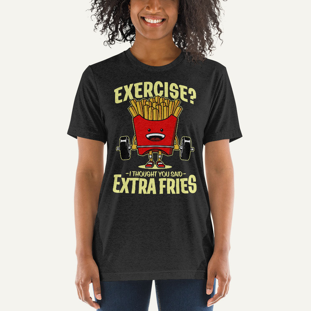 Exercise? I Thought You Said Extra Fries Men's T-Shirt– Ministry Sweat