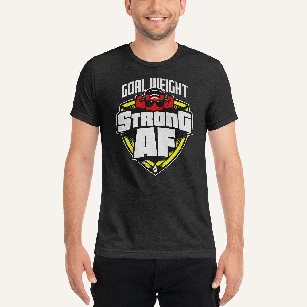 Goal Weight Strong AF Men's Triblend T-Shirt