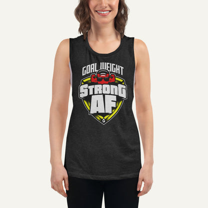 Goal Weight: Strong AF Women's Muscle Tank