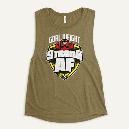 Goal Weight: Strong AF Women's Muscle Tank
