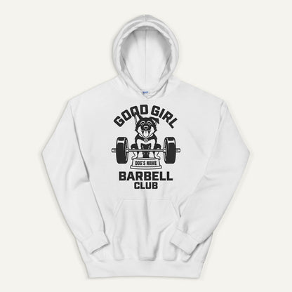 Good Girl Barbell Club Personalized Pullover Hoodie — German Shepherd