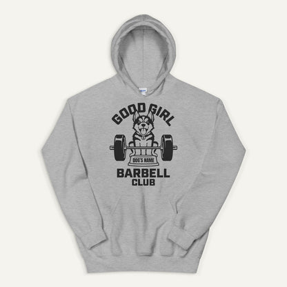 Good Girl Barbell Club Personalized Pullover Hoodie — Siberian Husky