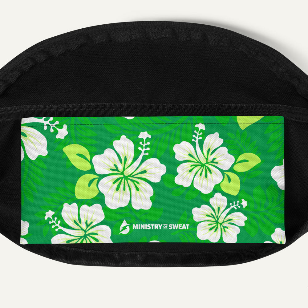 Hawaiian Aloha Fanny Pack — Green