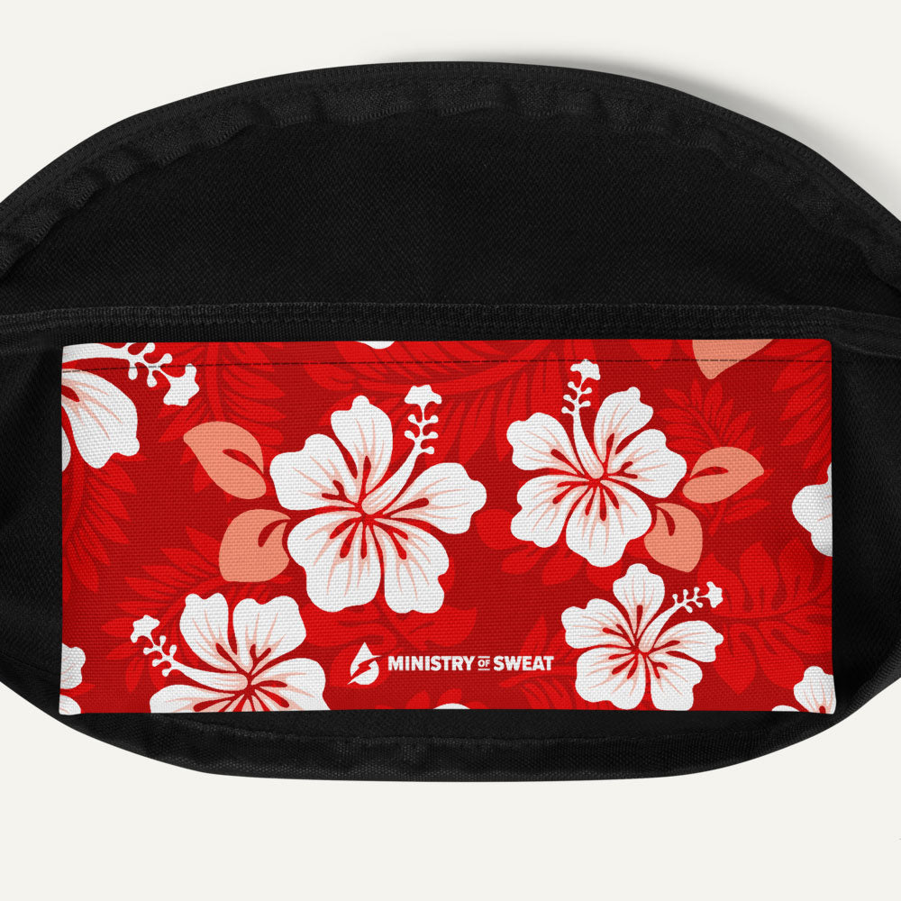 Hawaiian Aloha Fanny Pack — Red
