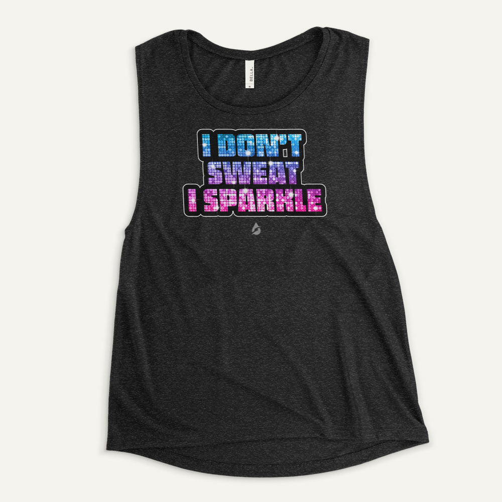 I Don't Sweat I Sparkle Women's Muscle Tank
